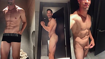 Walking around naked at starbucks bathroom