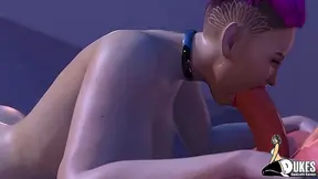 Big-Titted Hentai Babe Gets Rough Doggy Style Fucking & Creampie During Late Night Visit