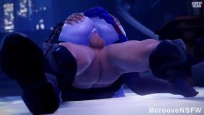 Widow Cowgirl Creampie