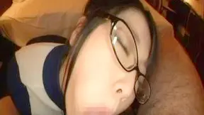 Glasses Girl Fucked Hard in Sleazy Motel Room Encounter