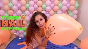 Ramona Fox Orange Neon 16" Nail Pop Looner Fun!