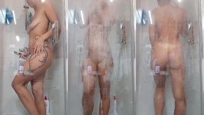 sous la douche