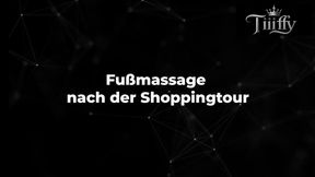 Fußmassage nach der Shoppingtour