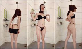 Hot Shower in Malaysian Hijab
