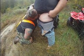 Muddy Outdoor Blowjob