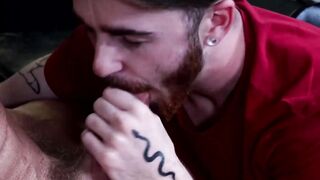 Throbbing cock teen Nick Milani fucked by tattooed stepdad