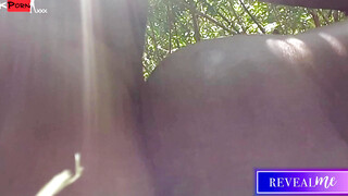 "Black Couple's Anal Adventure in Forest - Raw Ass Fucking with Big Black Dick"