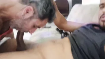 Gay amateur massage leads to blowjob and cumshot