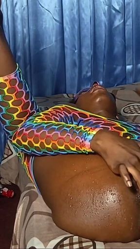 Hot Naughty Student Teases Her Step Stepbrother with a Masterbation!!
