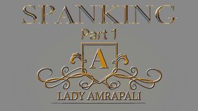 SPANKING Part 1 Total lenghts 1:43 minutes Paddle Ass Spank Slave Bdsm Leather ?? ich versohle meinen Sklaven mit einem Paddle den Hintern LADY AMRAPALI Herrin Mistress Domina