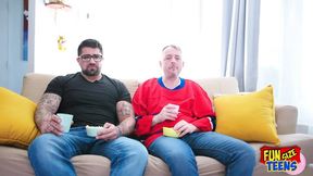 FunSize Teens - A Petite Teen is Fucked in the Ass and DP by Two Dudes