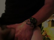 jack off to straight porn. my cock oozes thick cum