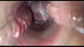 Pulsating orgasm inside vagina