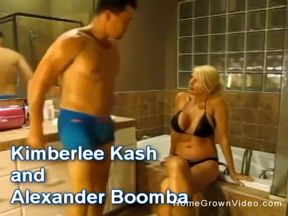 Kimberlee Kash and Alexader Boomba Shoot a Bathroom Porno