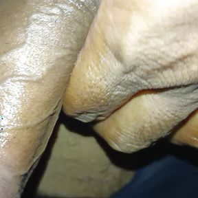 Masturbate sex penis fist smeared with oil