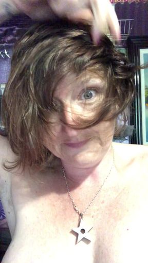 Spreading My Hairy Pussy Lips Apart to Do a Catheter Piss Into a Glass in My Bedroom. Giving You an Epic View of My Tight Minge