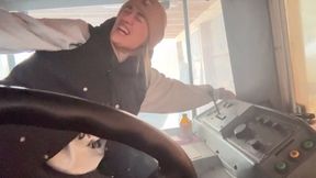 My hand stuck in a tractor