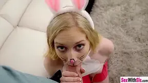 Stepbro Fucking His Easter Bunny Stepsis