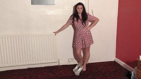 Super Hard Super Sexy Platform Head Trampling Shoes