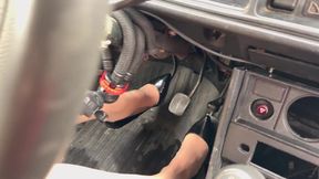 VIKA GOT STUCK IN THE SNOW IN A VAZ 2107_4K PRO RES HDR (full video 40 min) upskirt version