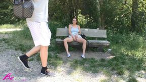 German public see public humiliation gang banged and cum covered by thick cock&#x1F346;