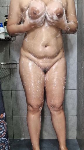 College indian baby girl after gym having fun undressing and showing off her Pussy and anal   Clip 2