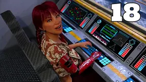 Flirty Half-Robot Teen Seduces Astronaut With Busty Curves & Giant Tits