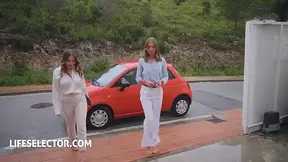 Luxury House Showing Turns Into Something Unexpected with Angelika and Amalia