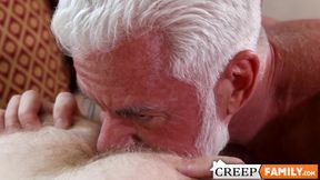 Horny tattooed hunk Scott Riley gets passionate rimming
