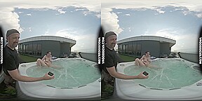 Hot Big Boobed Girl Sammy Loves Masturbating Behind The Scenes In Jacuzzi