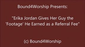 Erika Jordan Collects Foot Worship as Her Fee for Doing a Film Shoot - HD