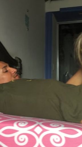 He arrives wanting cock after work