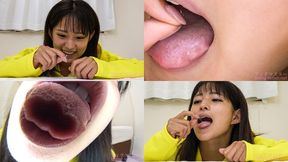 Mitsuki Nagisa - Giantess ASMR - Giant cute girl makes dwarf ejaculate repeatedly in her mouth and swallow him whole gia-142-5