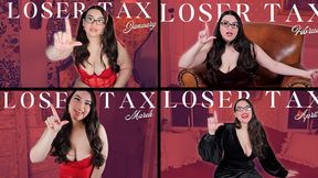 LOSER TAXES PROTOCOL Part 1 - Loser Humiliation with Humiliatrix Countess Wednesday - Verbal Humiliation, Loser Porn, Reprogramming, Compilation, Bundle MP4 1080p
