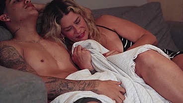 Stepmom accidentally discovers the size of her stepson's dick and asks him to fuck her in secret