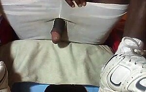 Big Black Cock Strokes His Meat Solo