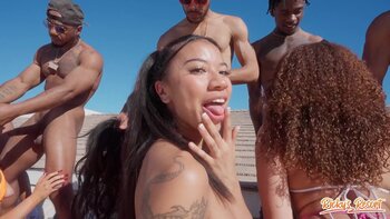 Tattooed Babe Orgy: Adria Rae, Jewelz Blu & More Unleash the Wild
