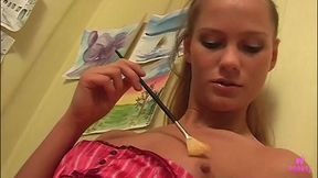 Sweet Small Tits Nymph Sweetie Jenar Y Plays With Herself!