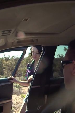 Hitchhiking handjob by Ashton Haze