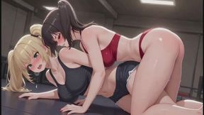 Female Wrestling Fantasies #6B: Stepmom's Secret Grapple Confession (Animated)