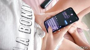 ”Eva Elfie makes a kinky home video for her BF & cums several times”