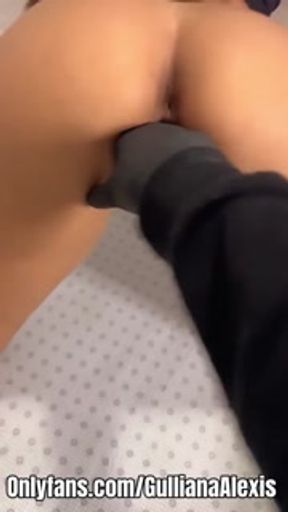 Gulliana Alexis Fucks Trainer doing naked workout at Home ( New Content)