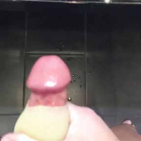 cumshot with broken tenga egg