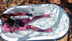 Purple Drone Bath Play Session