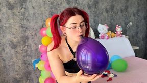 Eyes on You - Sabina’s Sexy Balloon Breath Play