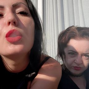 Smoking Fetish by Dominatrix Nika and Mistress Lara