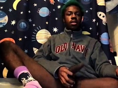 Solo Black Gay Masturbation Jerk Off