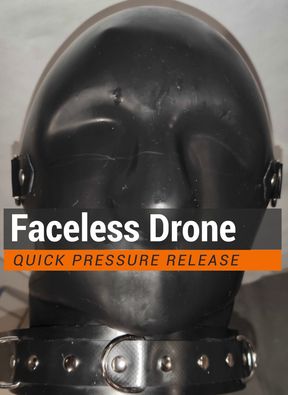 faceless rubber drone shooting his load