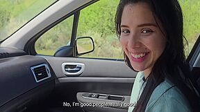 Her Neighbor In Public Inside The Car Hardcore Footjob Deep Blowjob