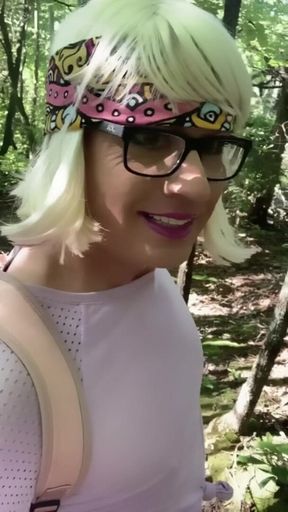 Cindie Love Compilation of Short Clips Cute Public Sissy TS